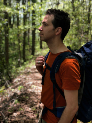 person wearing t-shirt for summer camping