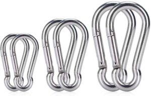 Different Sized Carabiners