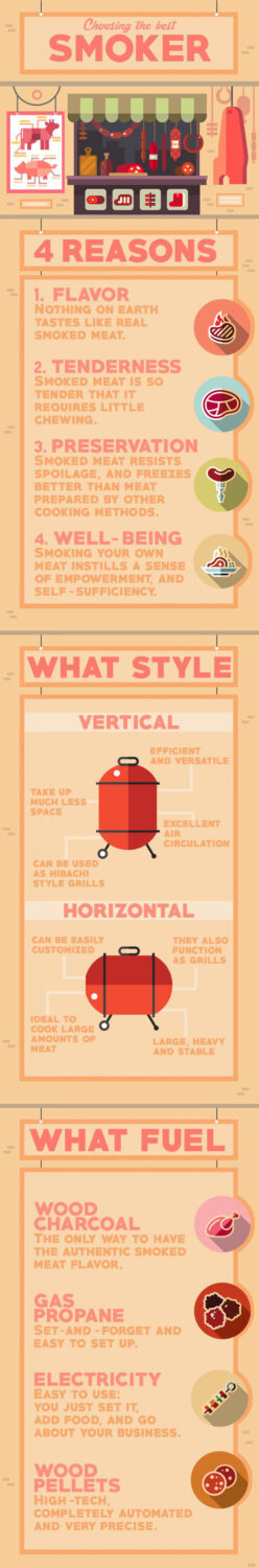 choosing the best smoker infographic