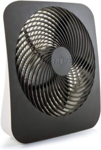 Treva 10-Inch Portable Desktop Air Circulation Battery Fan