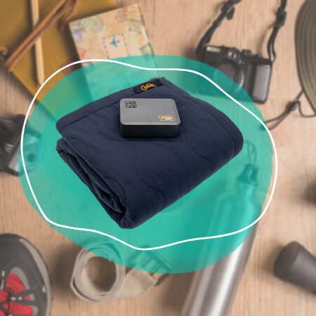 The Cozee Battery Powered Heated Blanket