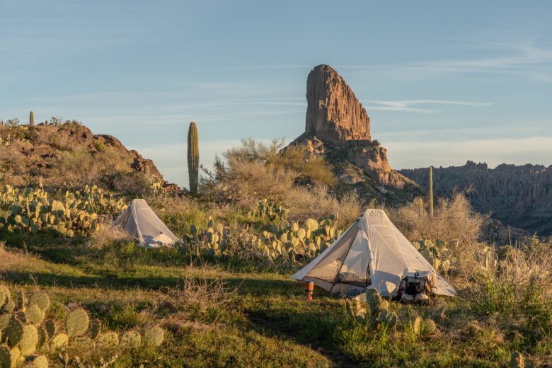 primitive campsite