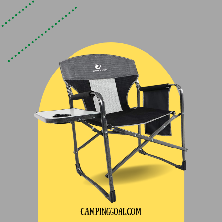 ALPHA CAMP Oversized Collapsible Camping Director Chair