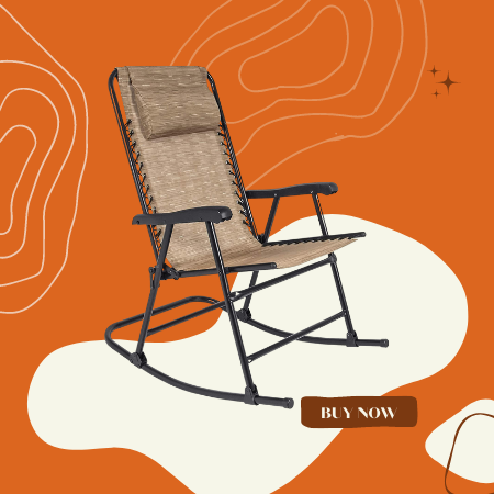 Best Choice Products Folding Rocking Chair