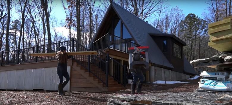 a-frame house