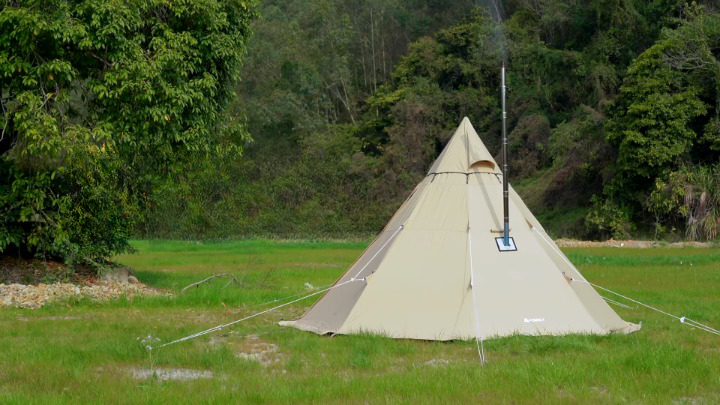 Canvas Tipi Hot Tent