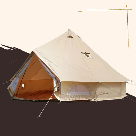 DANCHEL OUTDOOR Tent with Two Stove Jacks