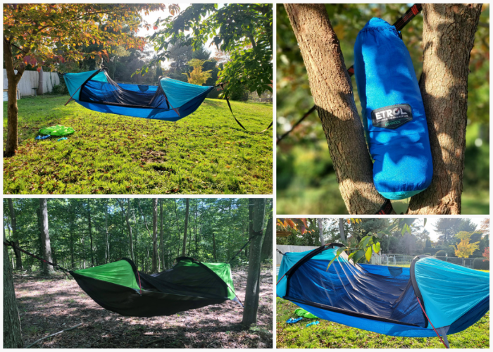 ETROL Hammock, Upgrade Camping Hammock with Mosquito Net and Tree Straps