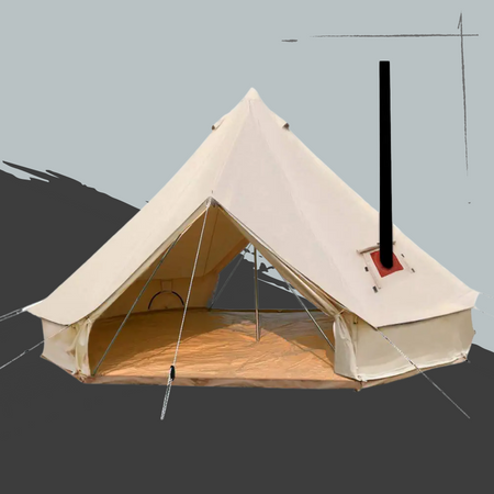 Playdo Waterproof Cotton Canvas Bell Tent