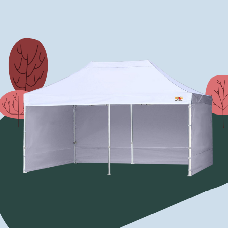 ABCCANOPY Ez Pop Up Canopy Tent with Sidewalls 10X20 Commercial