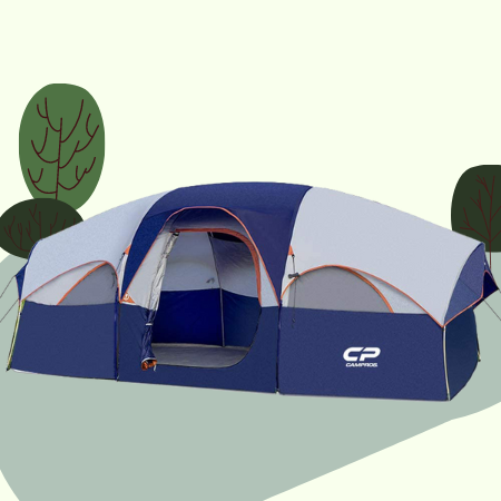CAMPROS CP 8-Person Camping Tent