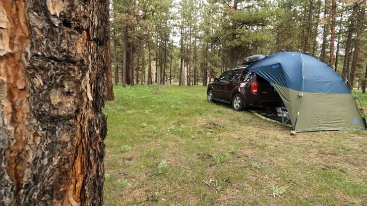 Camping in an SUV