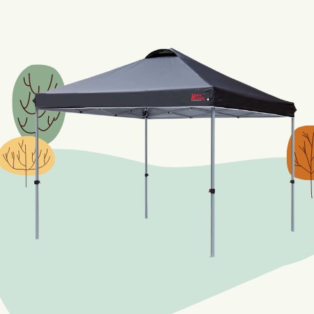 MASTERCANOPY Durable Ez Pop-up Canopy Tent with Roller Bag