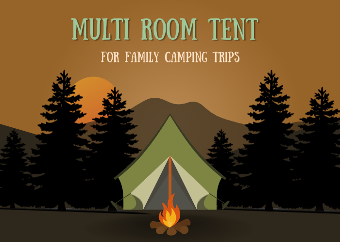 Multi Room Tent for Family Camping Trips