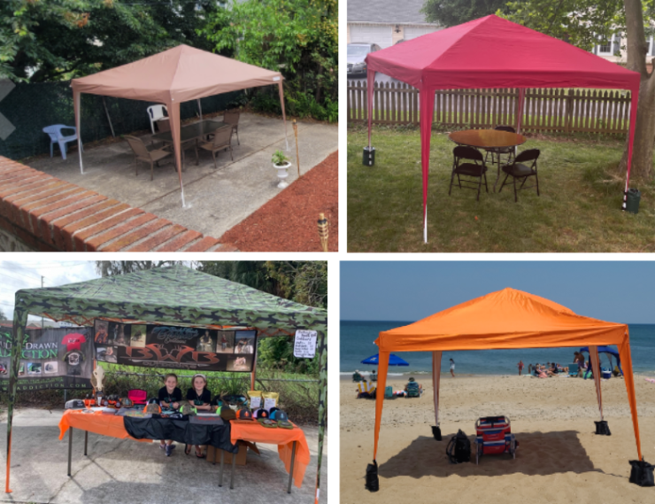 Outdoor Portable Lightweight Pop-Up Canopy