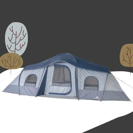 Ozark Trail 10 Person Tent 3 Rooms