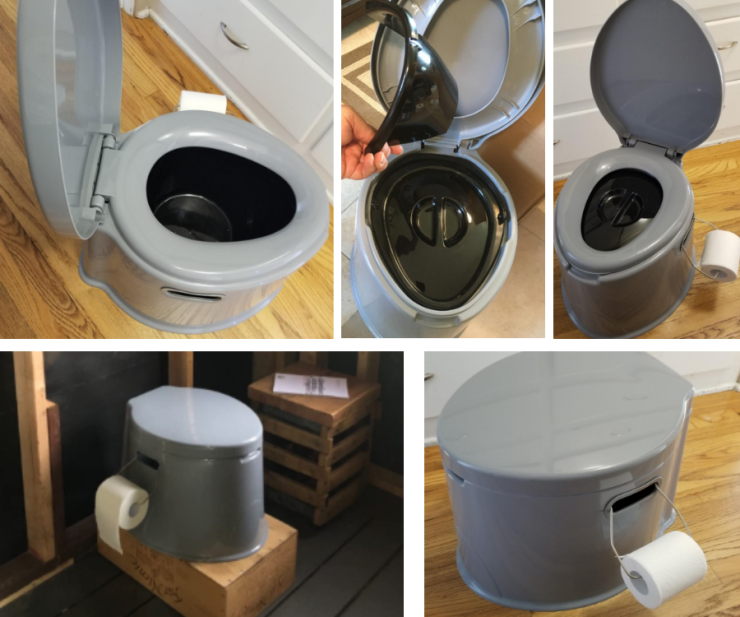 Playberg portable travel toilet