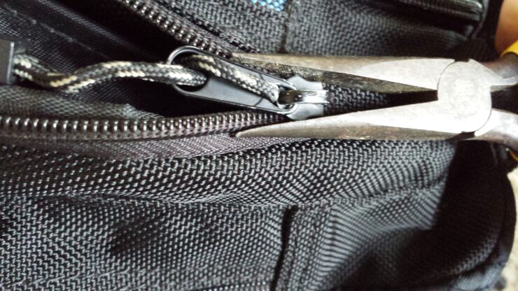 replacing broken zipper