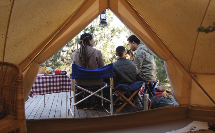 tent interior